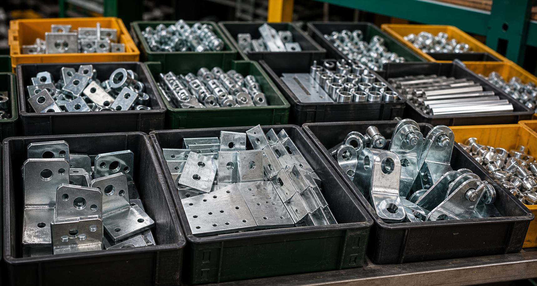 Machined ancillary brackets, connectors and hardware